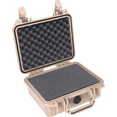 Pelican Case 1200 - W/Foam, DesertTan