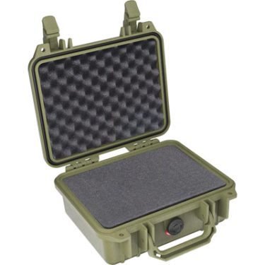 Pelican Case 1200 - W/Foam, ODGreen