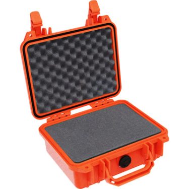 Pelican Case 1200 - W/Foam, Orange
