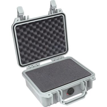 Pelican Case 1200 - W/Foam, Silver