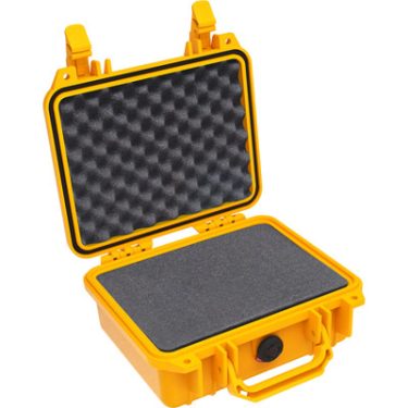 Pelican Case 1200 - W/Foam, Yellow