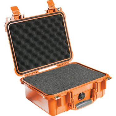 Pelican Case 1400 - Orange, W/Foam