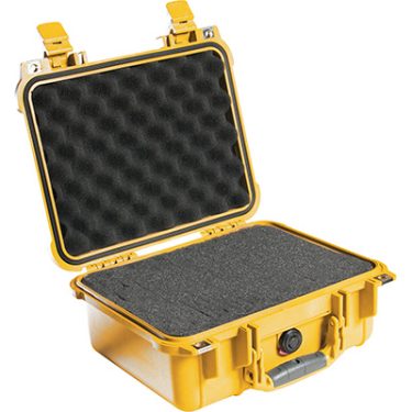 Pelican Case 1400 - Yellow, W/Foam
