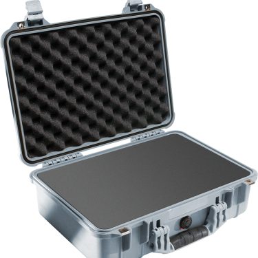 Pelican Case 1500 - W/Foam, Silver