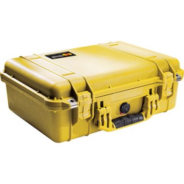 Pelican Case 1500 - Empty, Yellow