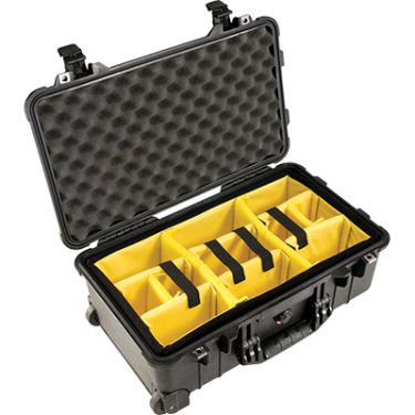 Pelican Case 1510 - W/Dividers, Black