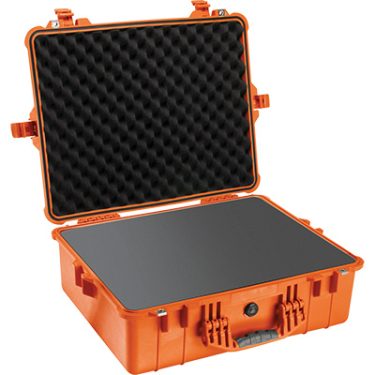 Pelican Case 1600 - W/Foam, Orange