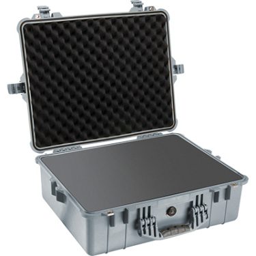 Pelican Case 1600 - W/Foam, Silver