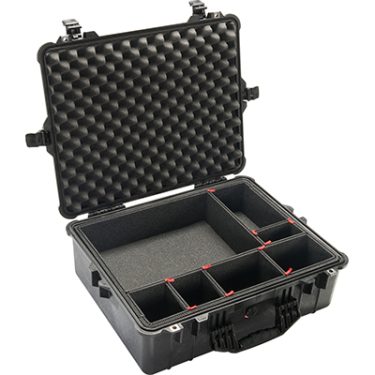 Pelican Case 1600 - W/TrekPak, Black