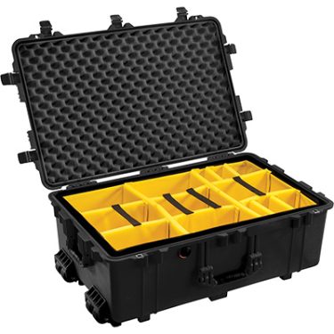 Pelican Case 1650 - W/Dividers, Black