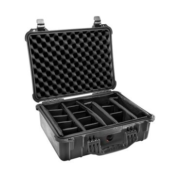 Pelican Case 1520 - W/Dividers, Black
