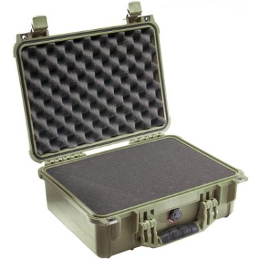 Pelican Case 1450 - ODGreen, W/Foam