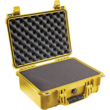 Pelican Case 1450 - Yellow, W/Foam