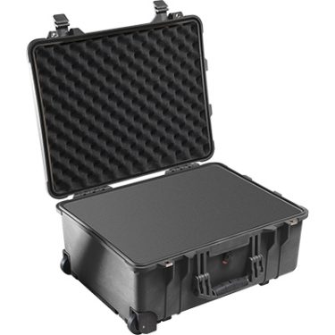 Pelican Case 1560 - W/Foam, Black