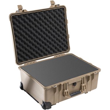 Pelican Case 1560 - W/Foam, DesertTan