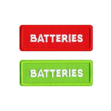 PATCHES SINGLES "BATTERIES"